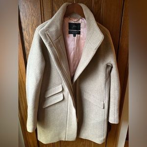 J Crew Italian Wool Cocoon Stadium Coat Size 8